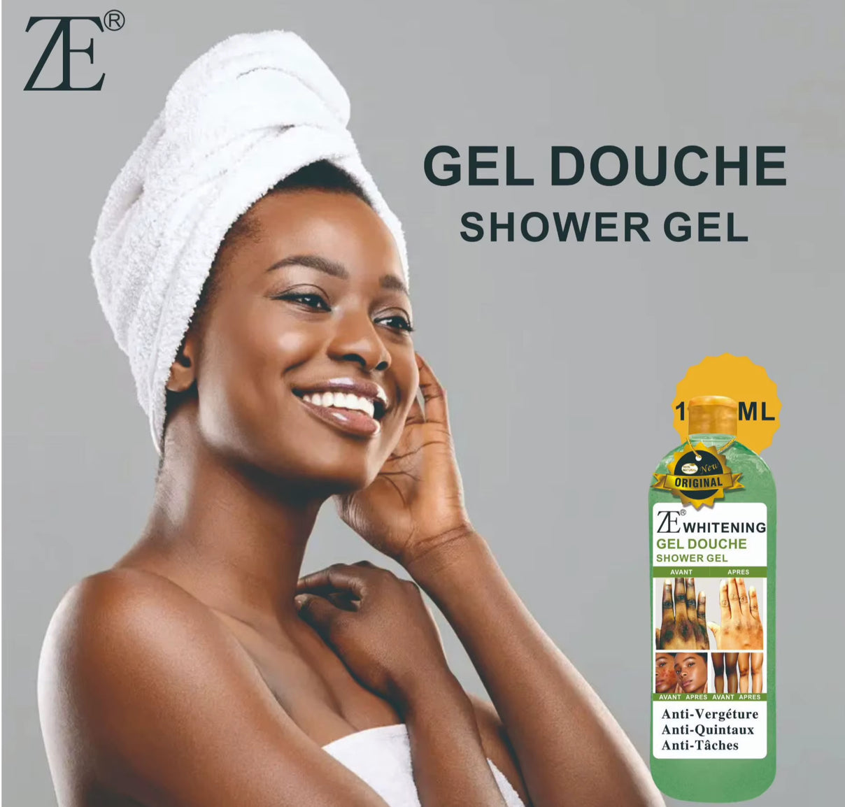 SPOT REMOVER AND WHITENING SHOWER GEL